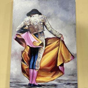 Bull Fighter painting. Beautiful pintura de matador