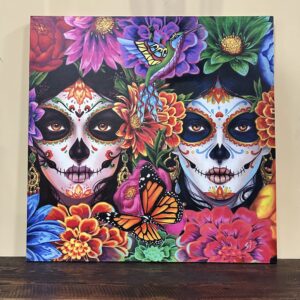 Day of the dead painting. Pintura dia de los muertos